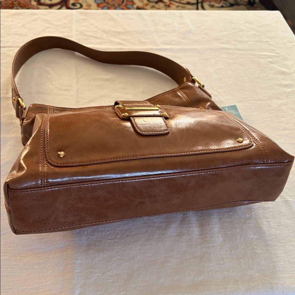 NWT Nine West beautiful brown hobo bag - Picture 4 of 12